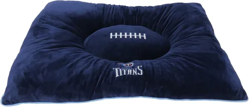 Miniatura 5 de NFL PET Bed - Cama de almohada de felpa suave y acogedora de Arizona Cardinals. Cama de fútbol para perros. Cama de colchón deportivo cálido