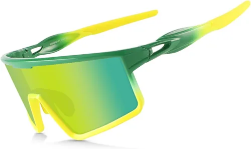 Miniatura 14 de Gafas de sol para ciclismo para hombres y mujeres, lentes de sol deportivos con protección UV para correr, lentes de sol para béisbol, ciclismo