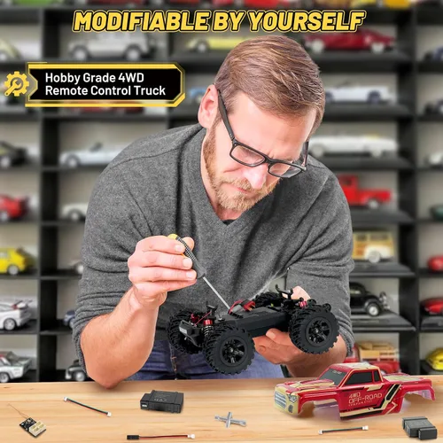 Miniatura 6 de JT20W-V2 - Coche RC 1/20 a escala 4WD sin escobillas para adultos, camión RC de pasatiempo de alta velocidad de 45KPH, vehículo eléctrico