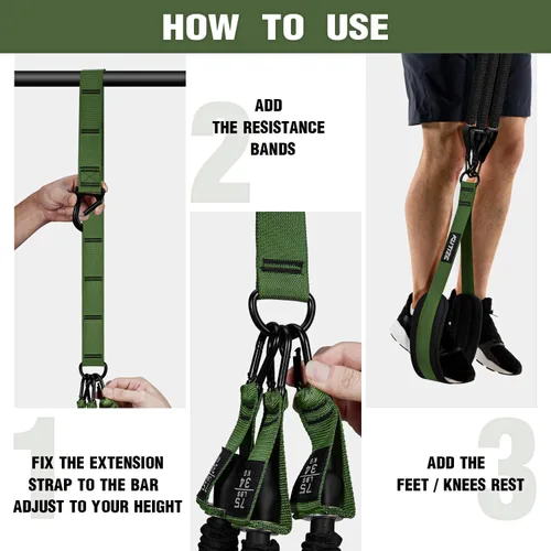 Miniatura 7 de KUTIZE Pull Up Assistance Bands, Pull Up Bar Resistance Bands, Pull Up Bands for Enhanced Strength Training, Muscle Training, 3 Heavy-Duty