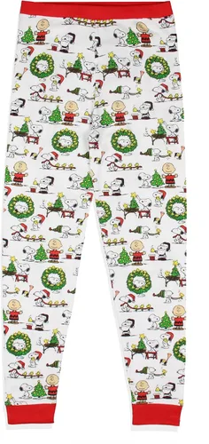 Miniatura 5 de INTIMO Peanuts - Pijama unisex para niños y niñas, diseño de Papá Noel, Snoopy Charlie Brown