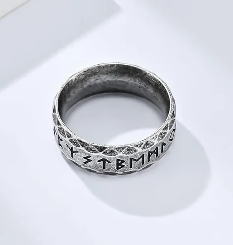 Miniatura 4 de Tanyoyo Anillos nórdicos vikingos nórdicos para hombres, anillos de acero inoxidable para hombres y mujeres, regalo