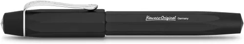 Miniatura 2 de Kaweco ORIGINAL - Pluma estilográfica 250 negro cromado I de aluminio premium para cartuchos de tinta I Exclusive Pluma estilográfica 5.1 in I Nib