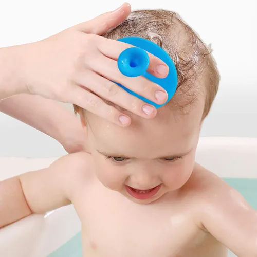 Miniatura 4 de Cepillo de Baño para Bebé, Cepillo para Costra Láctea, Cepillo de Masaje de Silicona, Cepillo Exfoliante Depurador de Silicona, Depuradores de Piel