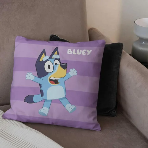 Miniatura 2 de NORTHWEST Bluey Pillow, 18 x 18 pulgadas, rollo de llamada Bluey Roll Call Bluey