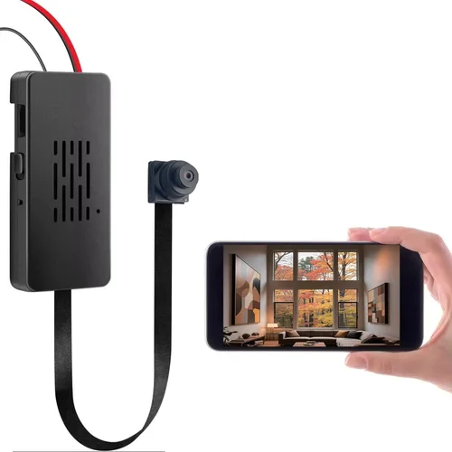 Mini cámara inalámbrica 1080P HD cámara de seguridad módulo DIY con alarma de detección de movimiento para el hogar, oficina, garaje, seguridad,