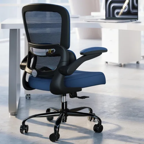 TRALT Silla de oficina – Silla de escritorio ergonómica con soporte lumbar ajustable, silla de computadora de malla, sillas ejecutivas para oficina