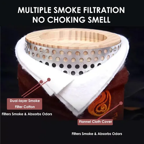 Miniatura 6 de Caja de moxa de cobre sin humo, herramienta de tratamiento de moxibustión de cobre, caja de moxibustión para cuello, rodilla, cintura, hombro