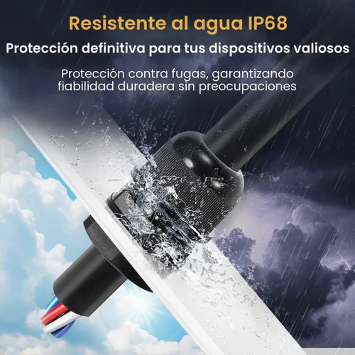 Miniatura 2 de QILIPSU Prensaestopas de nailon NPT de 1/2, impermeable, IP68 ajustable, para cable de 0.236-0.472 in de diámetro (1/2 NPT, 12 unidades)