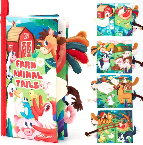 Miniatura 10 de hahaland Libros para bebés de 0 a 6 meses, juguete sensorial para bebés de 6 a 12 meses, libro de sensación táctil, juguete de viaje, regalos