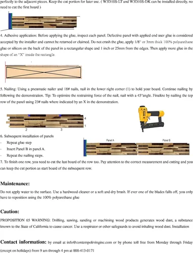 Miniatura 8 de Paneles de madera maciza de granero de pino natural recuperado en 3D, 9 paneles, cubiertas de 10.4 pies cuadrados por caja (abedul natural)