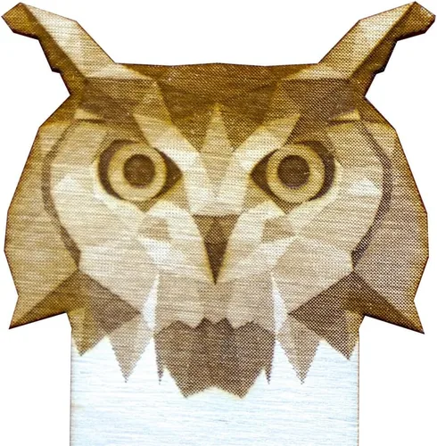 Miniatura 8 de Marcador de madera grabado con tigre Marcador de libro geométrico de madera de abedul báltico ¡Gran idea de regalo!