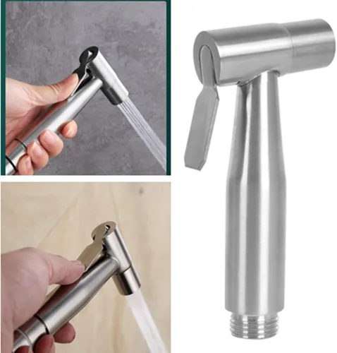 Miniatura 6 de Cabezal rociador de inodoro para bidé, 2 pulverizadores de bidé, rociador de mano de acero inoxidable para limpieza de cocina y inodoro