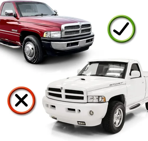 Miniatura 3 de 2 faros delanteros cromados para Dodge Ram 1500 1994 1995 1996 1997 1998 1999 2000 2001 faros delanteros 94-02 Ram 2500 3500 (modelos no deportivos)