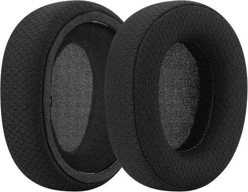 Miniatura 2 de Geekria Almohadillas de repuesto de tela de malla cómoda compatibles con SteelSeries Arctis Nova Pro Wireless, auriculares Nova Elite, almohadillas