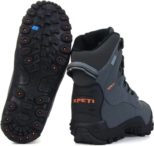 Miniatura 6 de XPETI Thermator - Botas de senderismo ligeras y antideslizantes para hombre, Nieve