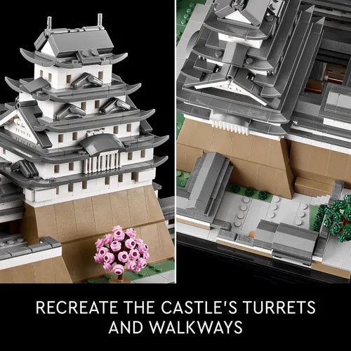 Miniatura 3 de LEGO Architecture Landmarks Collection: Himeji Castle 21060 Juego de construcción, construye y exhibe este modelo coleccionable para adultos, regalo