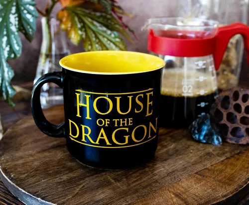 Miniatura 3 de Taza de cerámica Game Of Thrones House of the Dragon para caravana, taza de café grande para expreso, té, coca Capacidad para 20 onzas