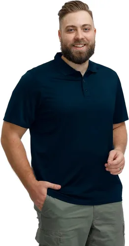 Miniatura 6 de Corna Polo de golf de manga corta para hombre, absorbe la humedad, suave y ajuste regular