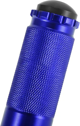 Miniatura 7 de Motoforti 1 par 0.315 in aleación de aluminio universal motocicleta plegable trasero reposapiés estribera pedal peg bicicleta bicicleta ciclismo azul