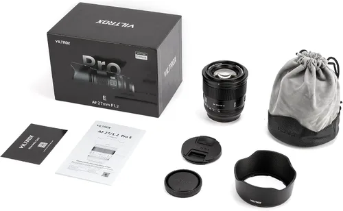 Miniatura 9 de Viltrox 27mm F1.2 Pro E Mount Lente, Lente APS-C de Apertura Amplia de 27mm f/1.2 con Autofoco Compatible con Sony E Mount Mirrorless a7 a6700 a6500