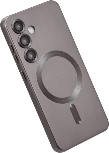 Miniatura 21 de Funda magnética para Samsung Galaxy S22 Ultra, silicona suave, delgada, antiarañazos, con protección de cámara, compatible con MagSafe, color negro