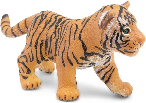 Papo - Figura realista de tigre bebé - A partir de 3 años - Colección Wild Life - Juego educativo para jóvenes felinos - Juguete de idea de regalo
