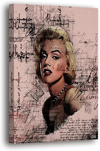 Miniatura 27 de SpiritualHands Marilyn Monroe - Lienzo decorativo para pared y póster – Decoración femenina moderna de maquillaje femenino, impresión de moda
