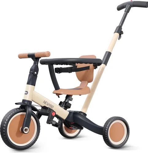 Miniatura 9 de newyoo Triciclos para niños pequeños de 1 a 3 años, bicicleta de equilibrio para bebés, regalo de Navidad y cumpleaños para niños y niñas, triciclo