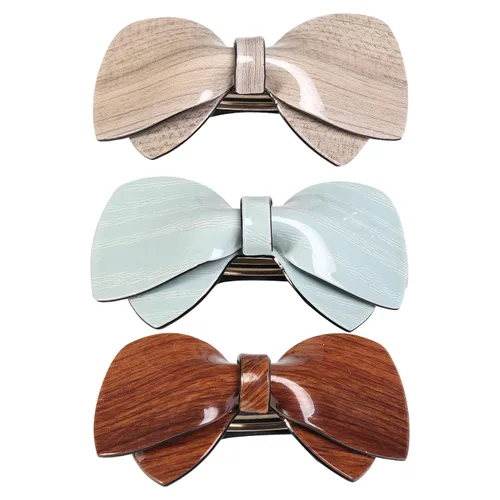 Miniatura 14 de Mistofu Pasadores de pelo de mariposa para cabello fino, pinzas de pelo medianas para niñas y mujeres, accesorios antideslizantes para el cabello