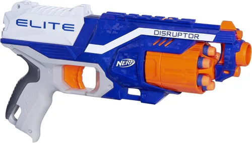 Miniatura 11 de Nerf Elite Disruptor Blaster Reflex, Slam Fire, azul (exclusivo de Amazon)