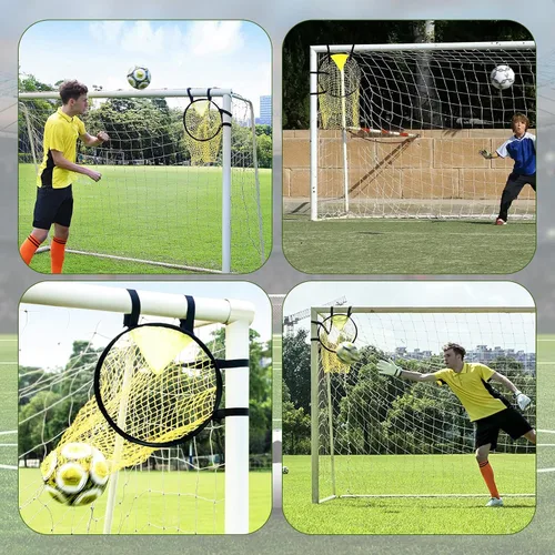 Miniatura 6 de Football Target Net, 16" Easy-to-Attach Soccer Goal Net, Soccer Target Goal for Shooting Training, Improves Accuracy, for Shooting Accuracy