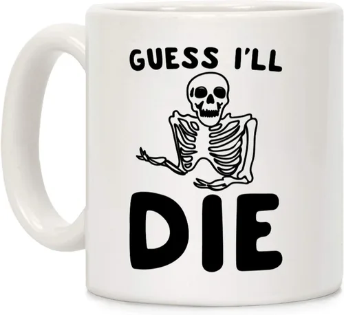 Miniatura 42 de LookHUMAN Taza de Café de Halloween – Halloween Is Meowgical Tazas, Taza de Café Espeluznante Idea de Regalos de Taza, 15 Onzas 10-Blanco