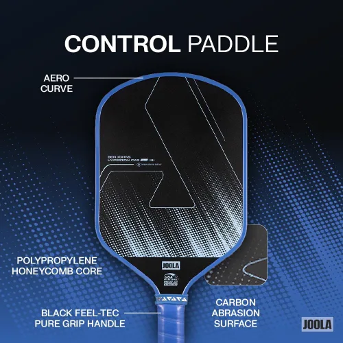 Miniatura 6 de JOOLA Ben Johns CAS 16mm Carbon Fiber Pickleball Paddle - CAS Surface Tech - Control & Power Paddle - USAP Approved - Aero Curve - Feel-Tec Pure
