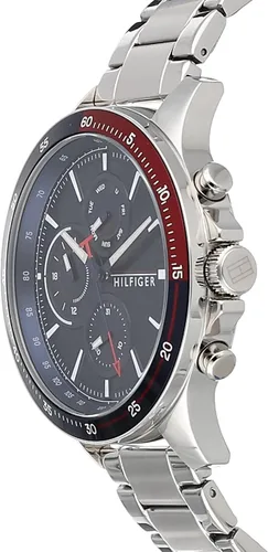 Miniatura 3 de Tommy Hilfiger Reloj analógico de cuarzo multifunción para hombre con pulsera de silicona o acero inoxidable