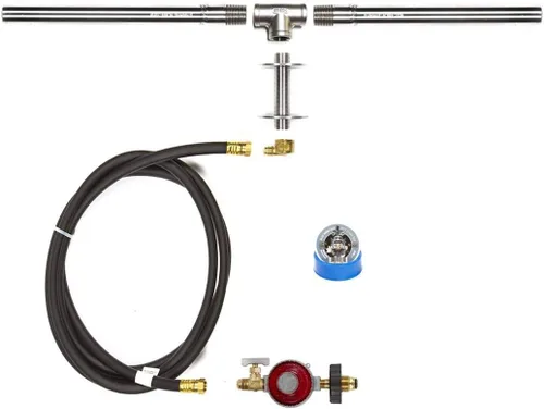 Miniatura 8 de Kit completo LP básico para parrillada con quemador de acero inoxidable 316