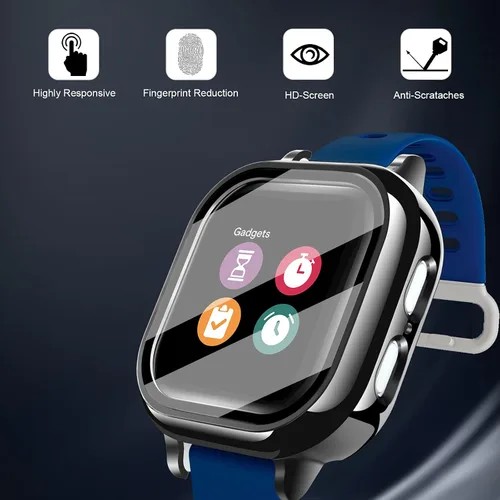 Miniatura 6 de Kuaguozhe Paquete de 2 fundas compatibles con Gizmo Watch 2, protector de pantalla para niños (paquete de 2), funda protectora general