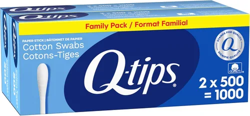Q-tips Hisopos de algodón, 500 unidades (paquete de 2)