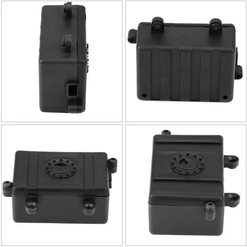 Miniatura 2 de Caja receptora de control remoto, ajuste universal para rastreadores RC a escala 1/10, carcasa duradera de radio ESC, para aficionados todoterreno