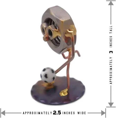 Miniatura 5 de Figura de arte de metal coleccionable hecha a mano, accesorios de escritorio, trofeo, regalo de jefe, decoración de oficina en casa