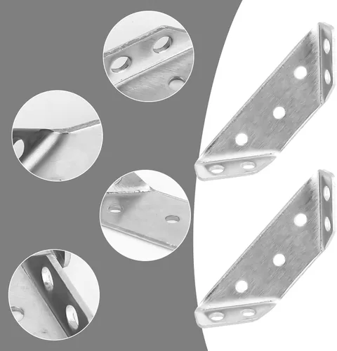 Miniatura 6 de Conector universal de esquina para muebles de acero inoxidable, conector universal de esquina para muebles, conector de fijación en ángulo, marco