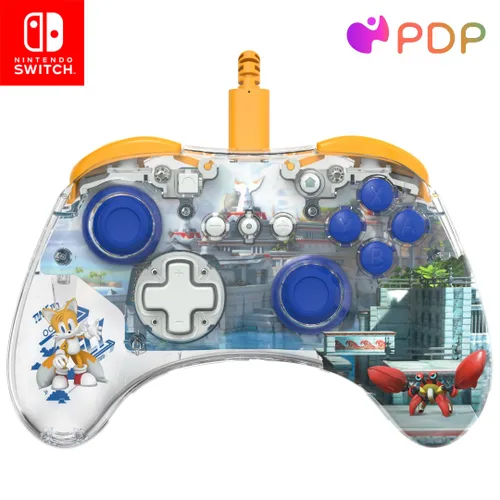 Miniatura 2 de Sonic Superstars + Tails REALMz Pro Controller Nintendo Switch.