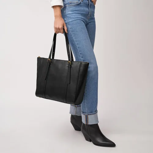 Miniatura 5 de Fossil Women's Carlie Leather Tote Bag Purse Handbag