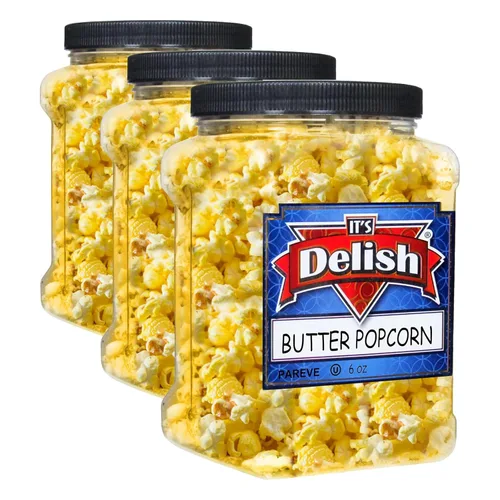 Miniatura 9 de Palomitas de Maíz Gourmet Kettle Corn de It's Delish, 6 Oz Envase Jumbo Palomitas de Maíz Dulces y Saladas Palomitas de Maíz Saludables