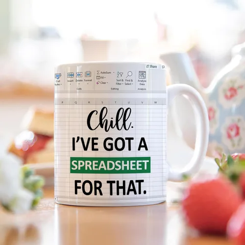 Miniatura 4 de Taza divertida de contador de Freak In The Sheets, regalos divertidos de contabilidad de fantasmas para hombres, mujeres, compañeros de trabajo