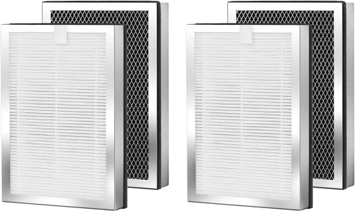 Filtros de repuesto para purificador de aire, paquete de 4 unidades compatibles con filtros purificadores de aire de la serie 25 S1/W1/B1, filtros 3
