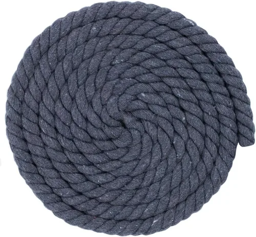 Miniatura 9 de West Coast Paracord - Cuerda de algodón natural trenzada de 3 hebras, 1/4, 1/2, 5/8, 3/4 y 1 pulgada de diámetro, 10, 25, 50, 100 pies Escala