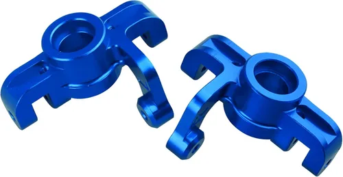 Miniatura 5 de Juego de husillo delantero y portador de aluminio para 1/10 Losi Tenacity Todo: Nudillos de dirección y concentradores C para actualizaciones Azul