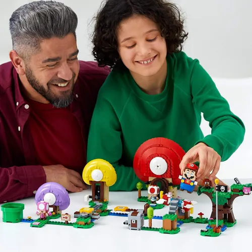 Miniatura 3 de LEGO Super Mario Toad's Treasure Hunt Juego de expansión 71368 Kit de construcción; juguete para que los niños impulsen sus aventuras de Super Mario