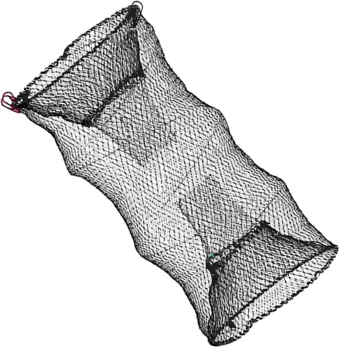 Miniatura 7 de Red de trampa de pesca plegable Red de cebo de aterrizaje de malla fundida para cangrejo camarón minnow cangrejo cangrejo bagre